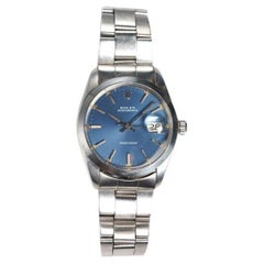 Reloj Rolex Oysterdate esfera azul, años 1960-70