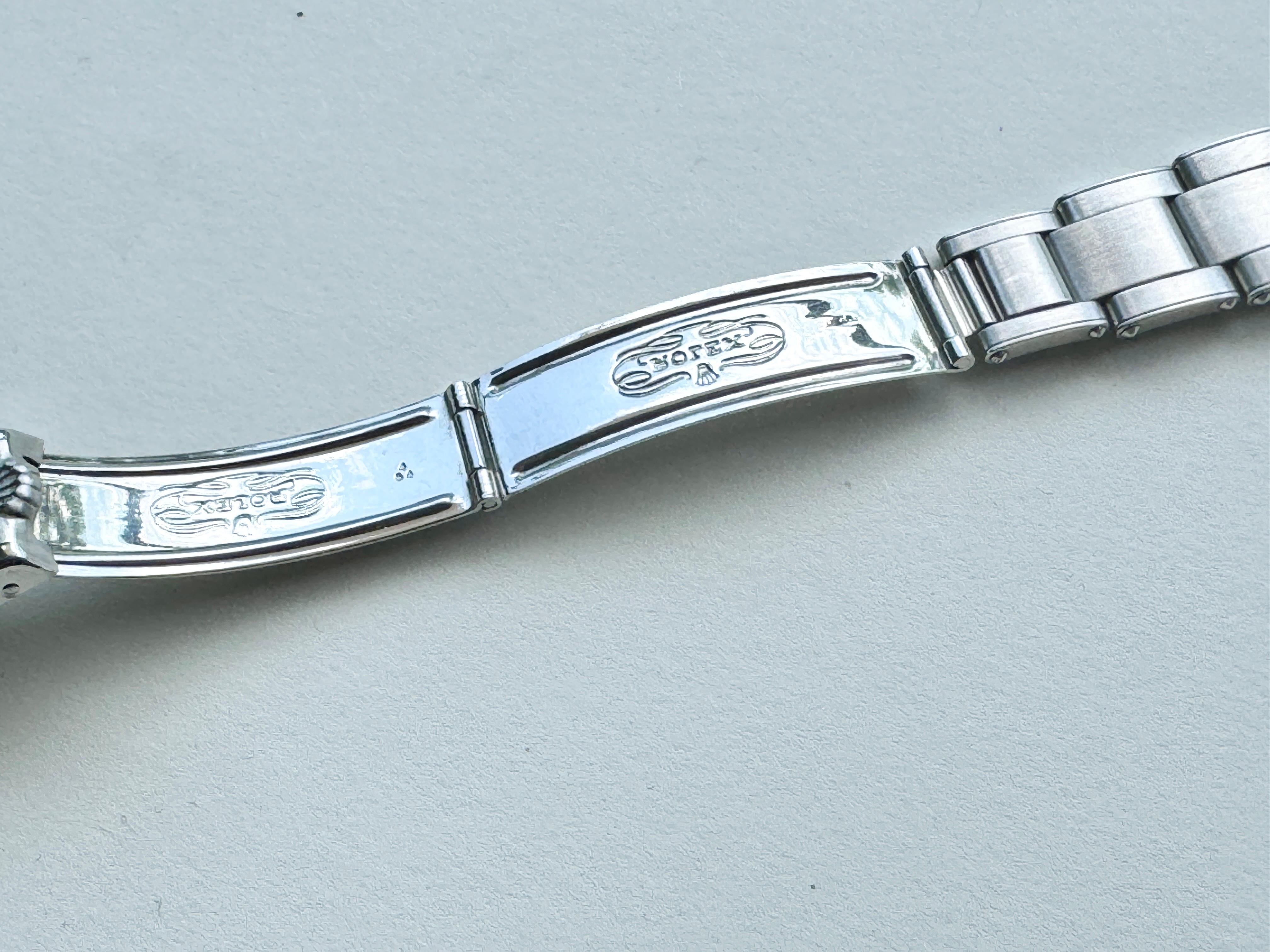 Rolex Oysterdate Precision 6466 Schwarzes Zifferblatt Seltene ausgezeichneter Zustand Uhr 13