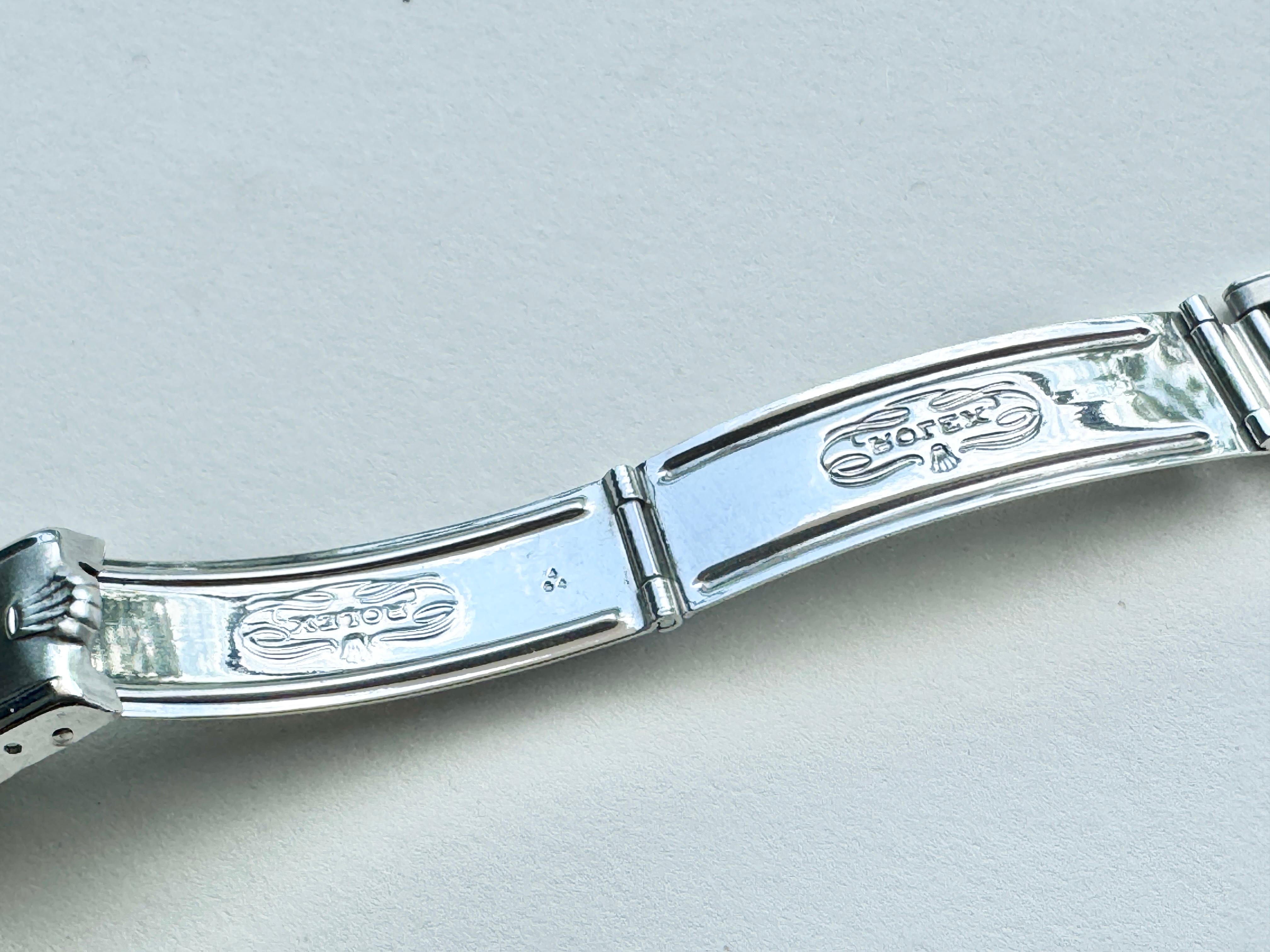 Rolex Oysterdate Precision 6466 Schwarzes Zifferblatt Seltene ausgezeichneter Zustand Uhr 14