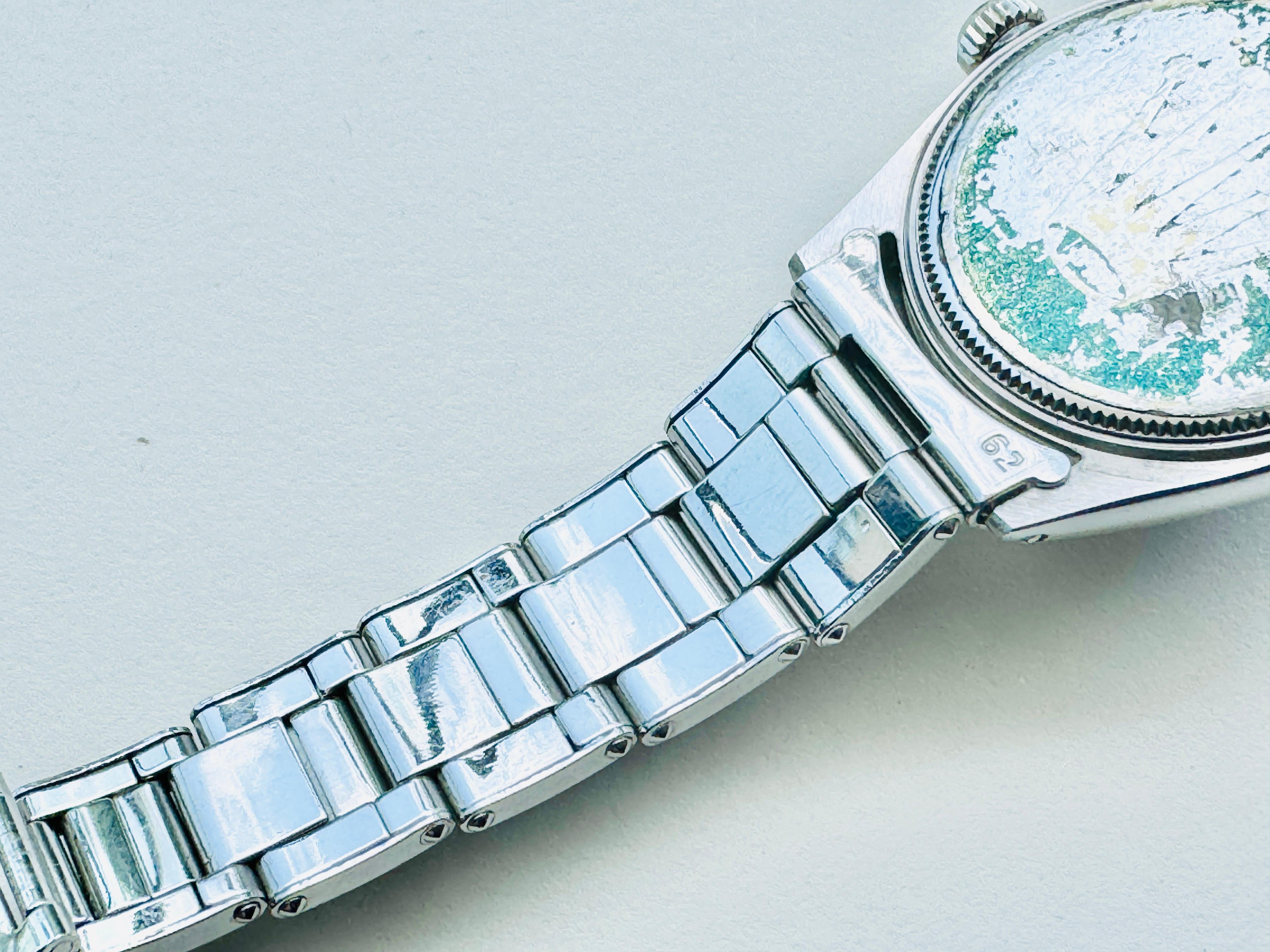 Rolex Oysterdate Precision 6466 Schwarzes Zifferblatt Seltene ausgezeichneter Zustand Uhr im Zustand „Gut“ in Toronto, CA