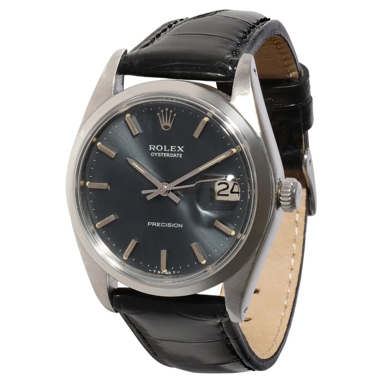 Rolex Oysterdate Precision 6694 Men's Watch in Stainless Steel For Sale ...