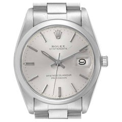 Rolex OysterDate Precision Hysteric Glamour Dial Steel Vintage Mens Watch 6694