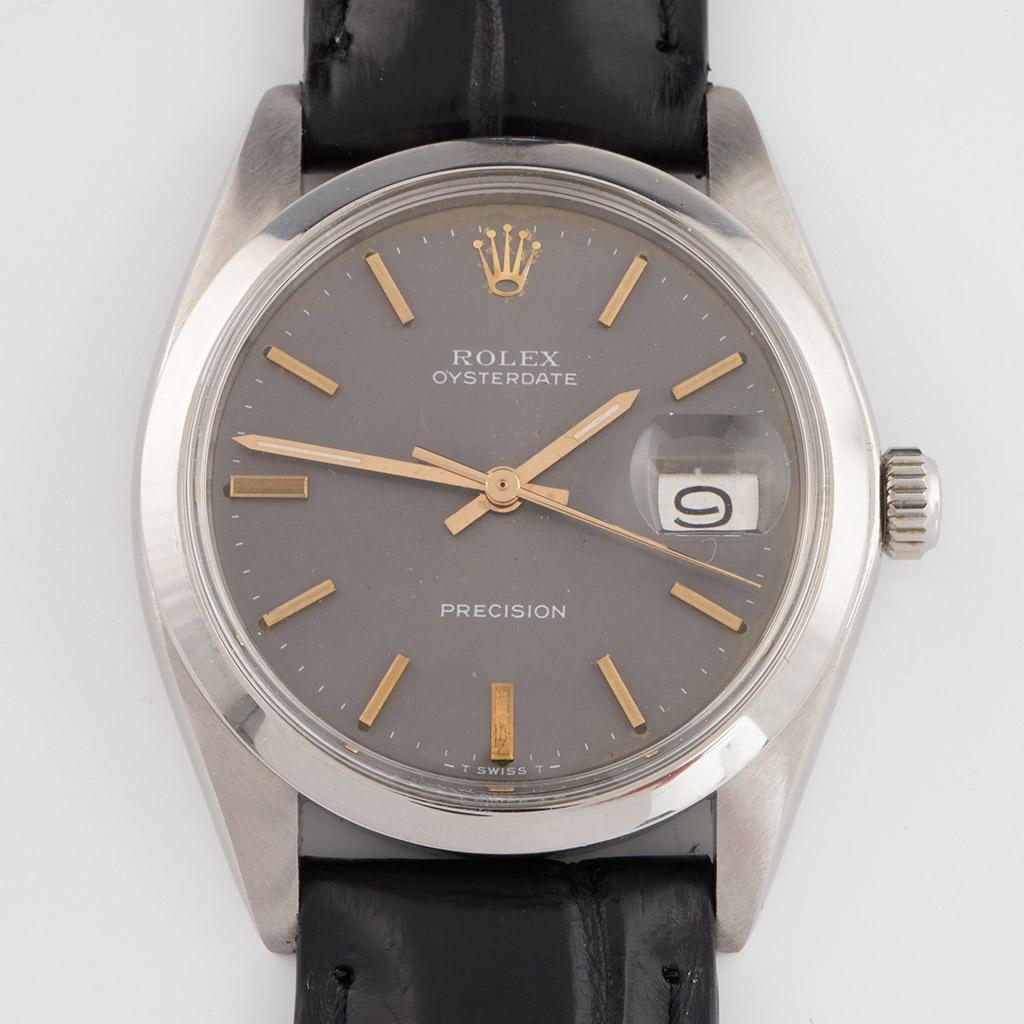 Rolex Oysterdate Precision Mens Wristwatch In Excellent Condition In Forest Row, East Sussex