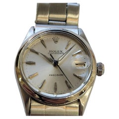 Rolex Oysterdate Precision Ref 6466 30mm 1960s Midsize Vintage Manual Wind RA782