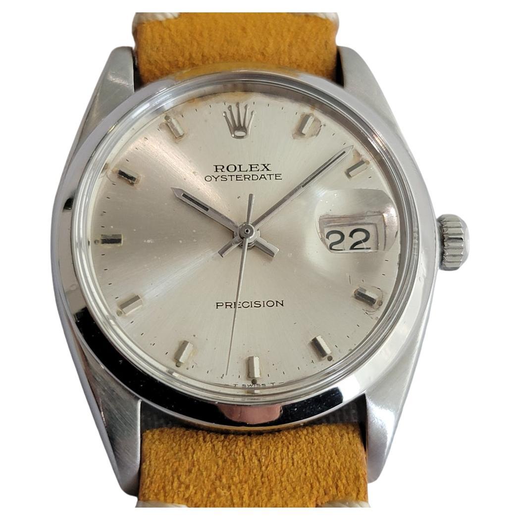 Is the Rolex Oysterdate Precision 6694 automatic?