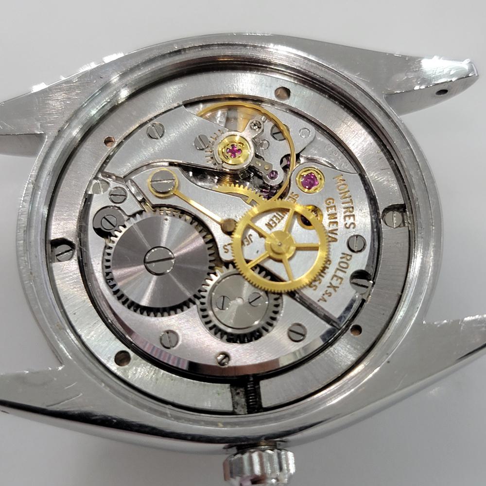 Rolex Oysterdate Precision Ref 6694 34mm Herren Handaufzug 1960s Vintage By RA544 im Angebot 8