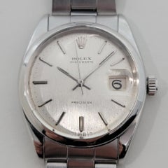 Rolex Oysterdate Precision Ref 6694 34mm Mens Manual Wind 1960s Vintage RA544S