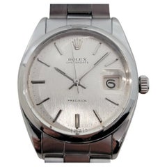 Rolex Oysterdate Precision Ref 6694 34mm Mens Manual Wind 1960s Vintage RA544S
