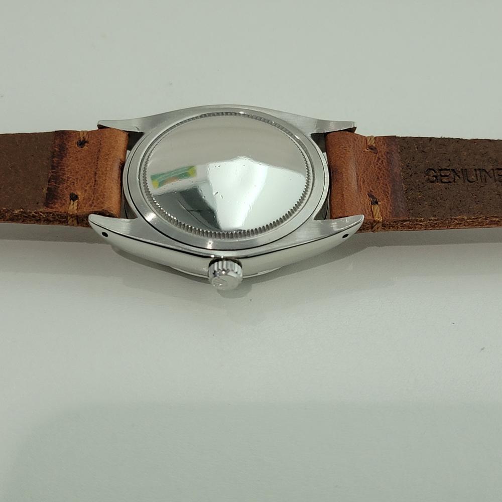 Rolex Oysterdate Precision Ref 6694 34mm Mens Manual Wind 1960s Vintage RA562B For Sale 6