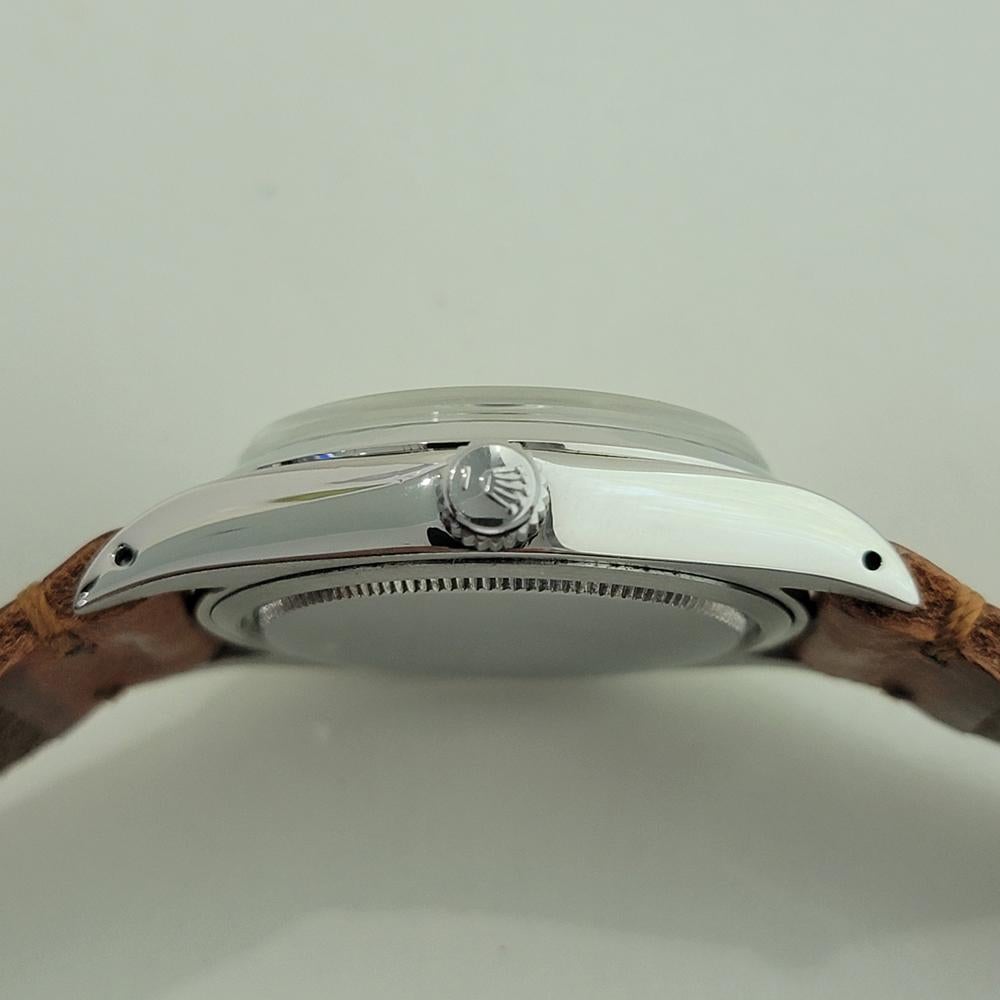 Rolex Oysterdate Precision Ref 6694 34mm Mens Manual Wind 1960s Vintage RA562B For Sale 5