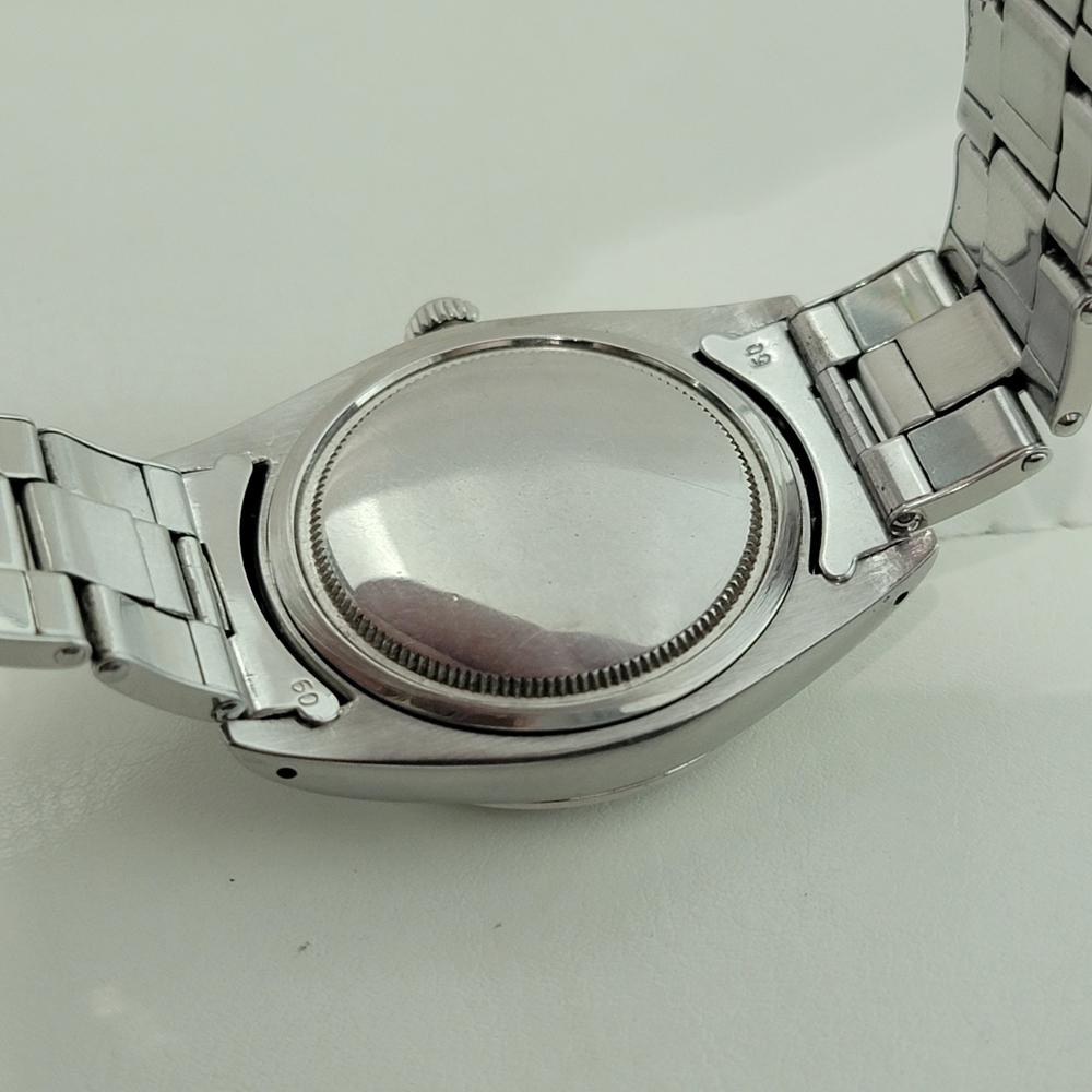 Rolex Oysterdate Precision Ref 6694 34mm Mens Manual Wind 1960s Vintage RA564 For Sale 5