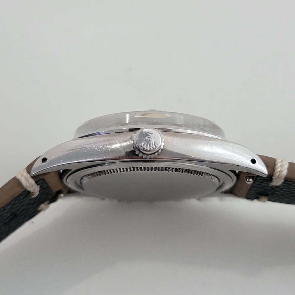 Rolex Oysterdate Precision Ref 6694 34mm Mens Manual Wind 1960s Vintage RA564 For Sale 5