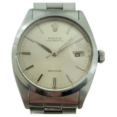 Rolex Oysterdate Precision Ref 6694 34mm Mens Manual Wind 1960s Vintage RA564
