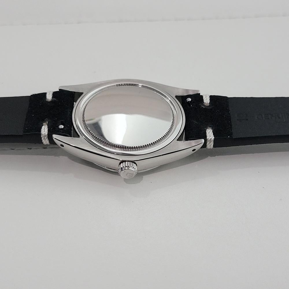 Rolex Oysterdate Precision Ref 6694 34mm Herren Handaufzug 1960s Vintage By RA575B im Angebot 7