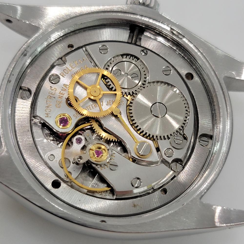 Rolex Oysterdate Precision Ref 6694 34mm Hombre Viento Manual 1970s Vintage RA501 en venta 8
