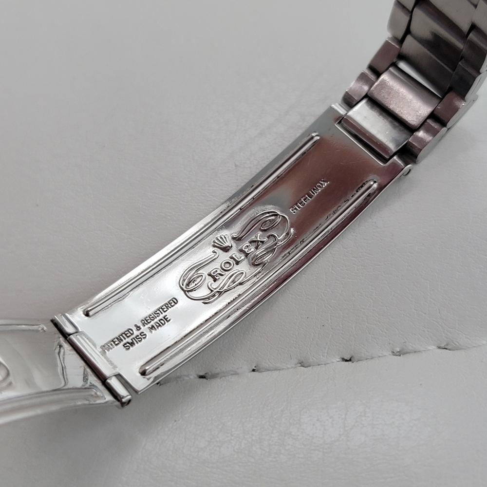 Rolex Oysterdate Precision Ref 6694 34mm Hombre Viento Manual 1970s Vintage RA501 en venta 4