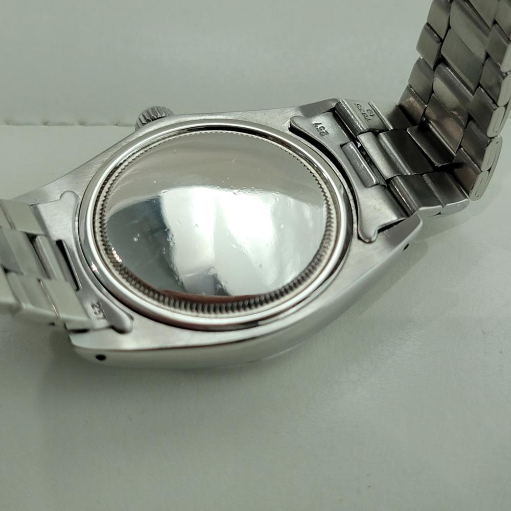 Rolex Oysterdate Precision Ref 6694 34mm Hombre Viento Manual 1970s Vintage RA501 en venta 5
