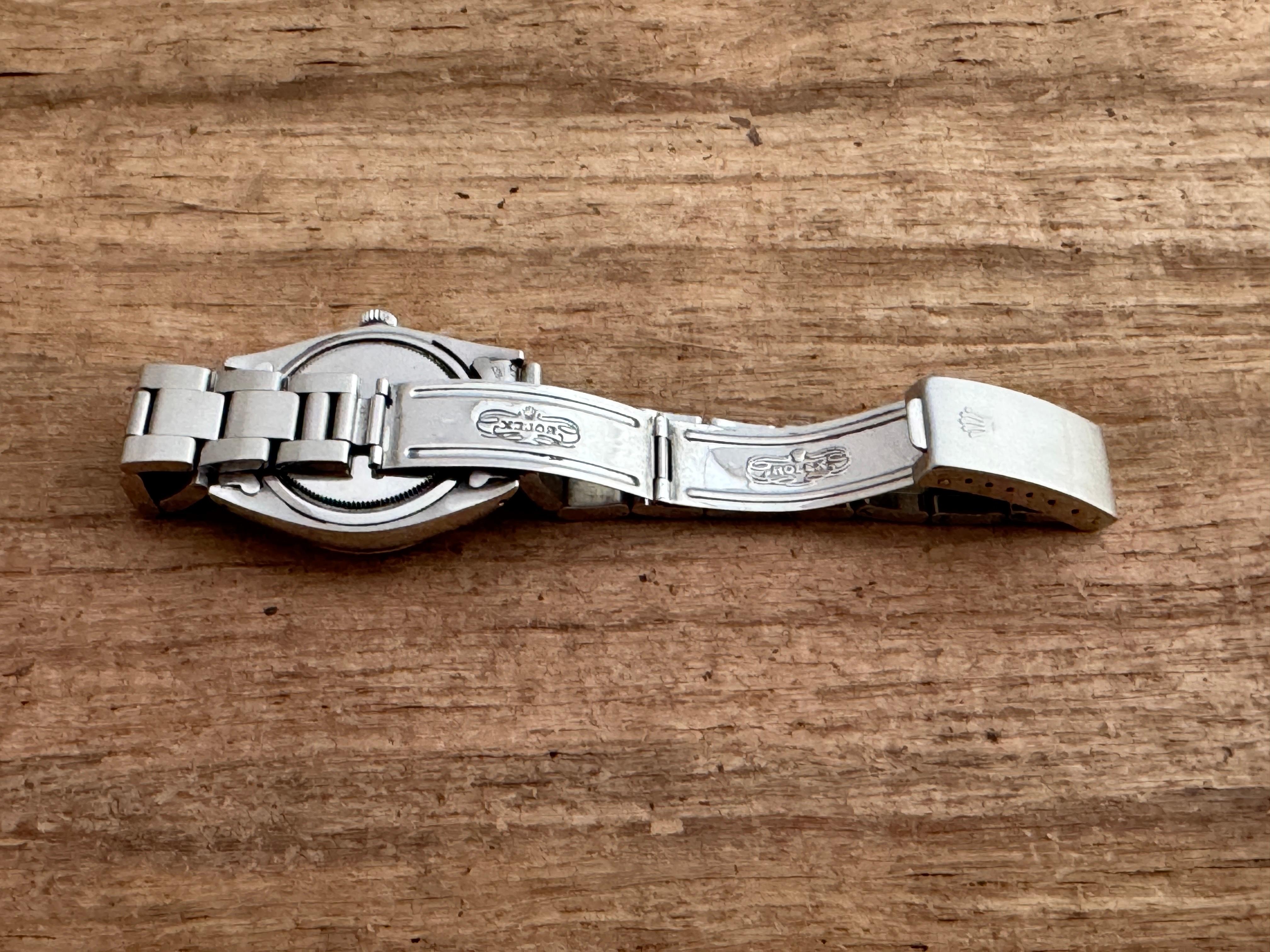 Rolex Oysterdate Precision Ref 6694 Schwarzes Zifferblatt Seltene 1964 Uhr 10