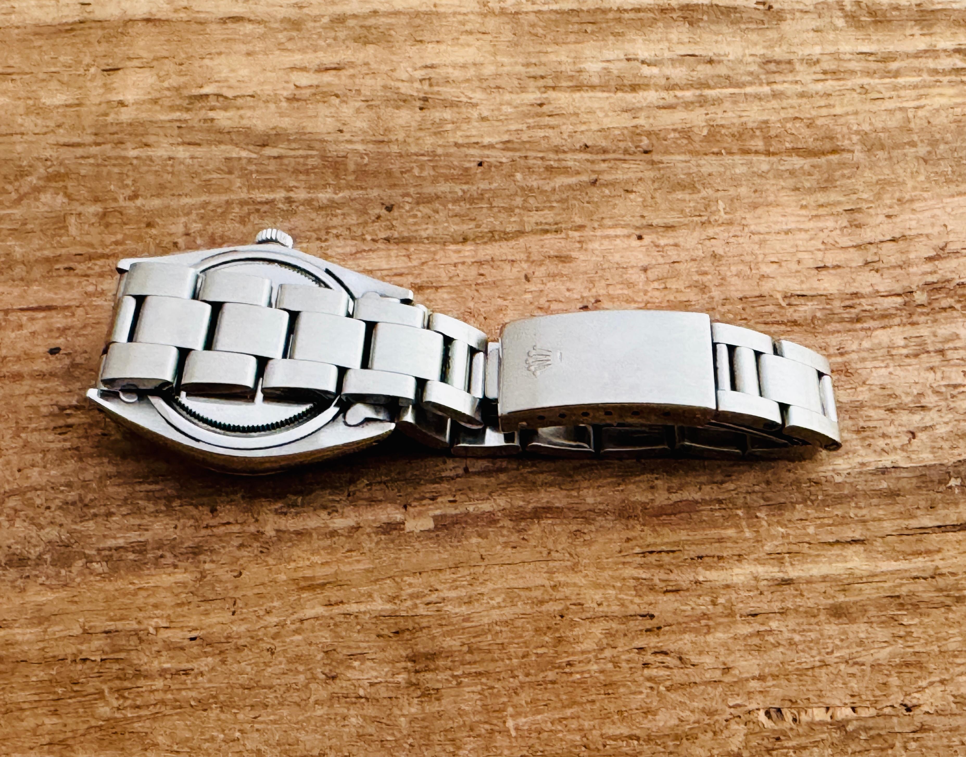 Rolex Oysterdate Precision Ref 6694 Schwarzes Zifferblatt Seltene 1964 Uhr 11