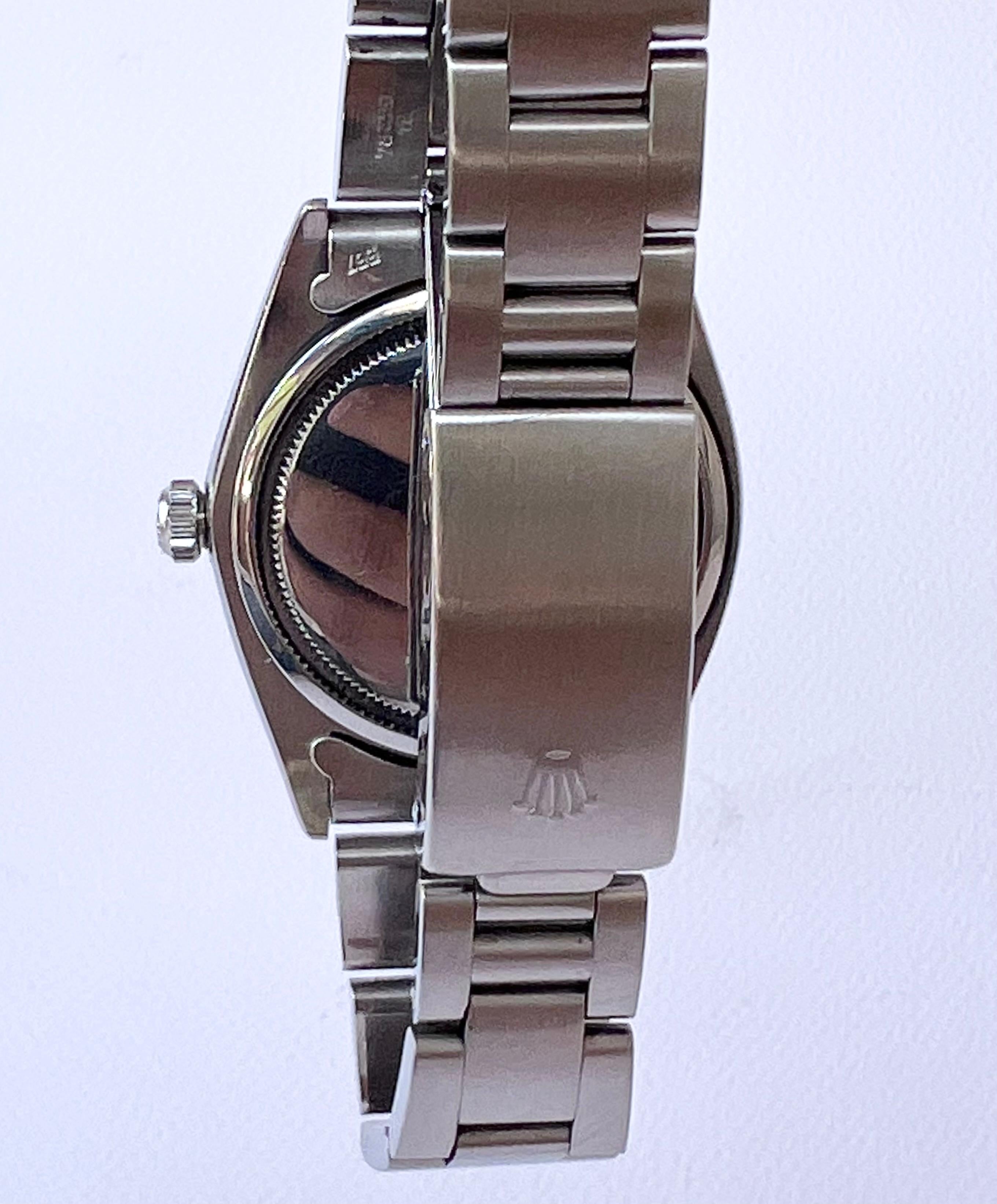 Rolex Oysterdate Precision Ref 6694 Schwarzes Zifferblatt Seltene 1964 Uhr 5