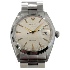Rolex Oysterdate Precision Ref 6694 Mens 34mm 1960s Vintage Manual Wind RA573
