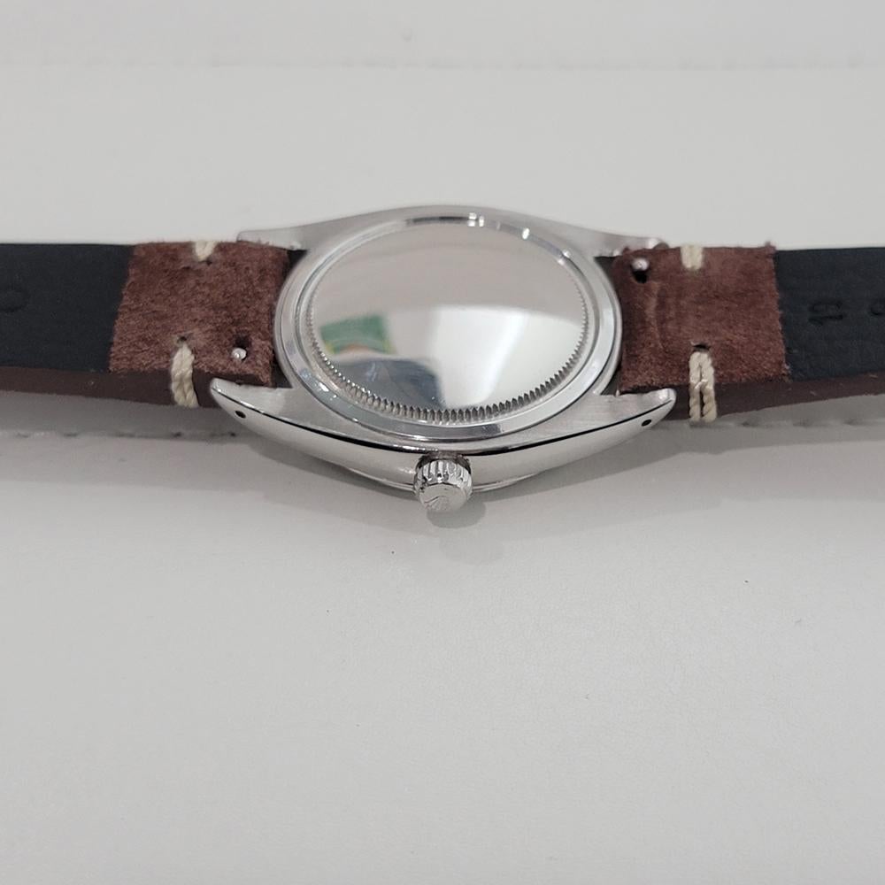 Rolex Oysterdate Precision Ref 6694 Herren 34mm 1960er Jahre Vintage Manual Wind RA573B im Angebot 7