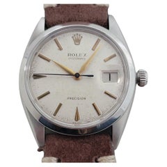 Rolex Oysterdate Precision Ref 6694 Mens 34mm 1960s Vintage Manual Wind RA573B