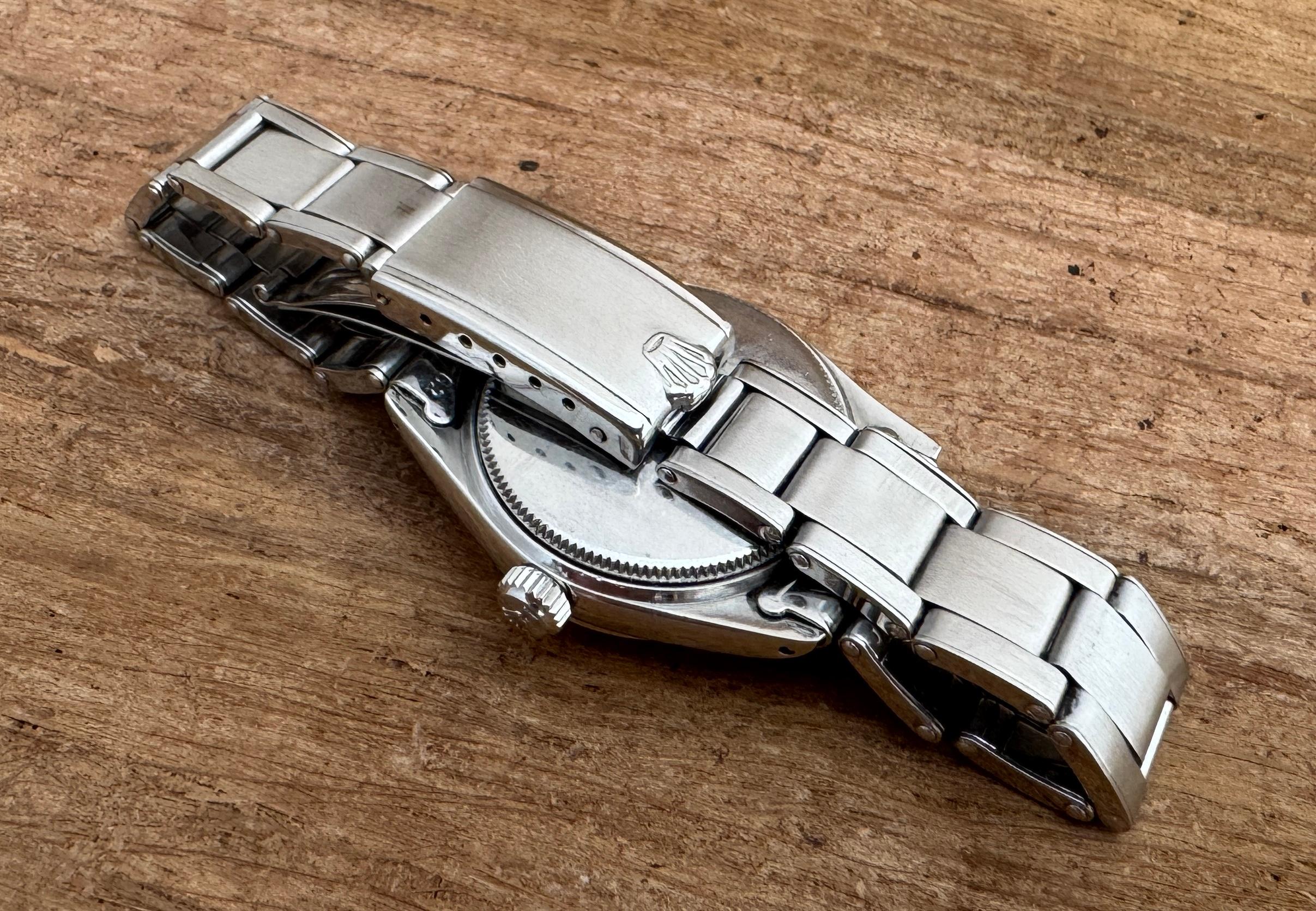 Rolex Oysterdate Precision Ref.6466 Rote 50er Jahre Uhr mit Datum 1