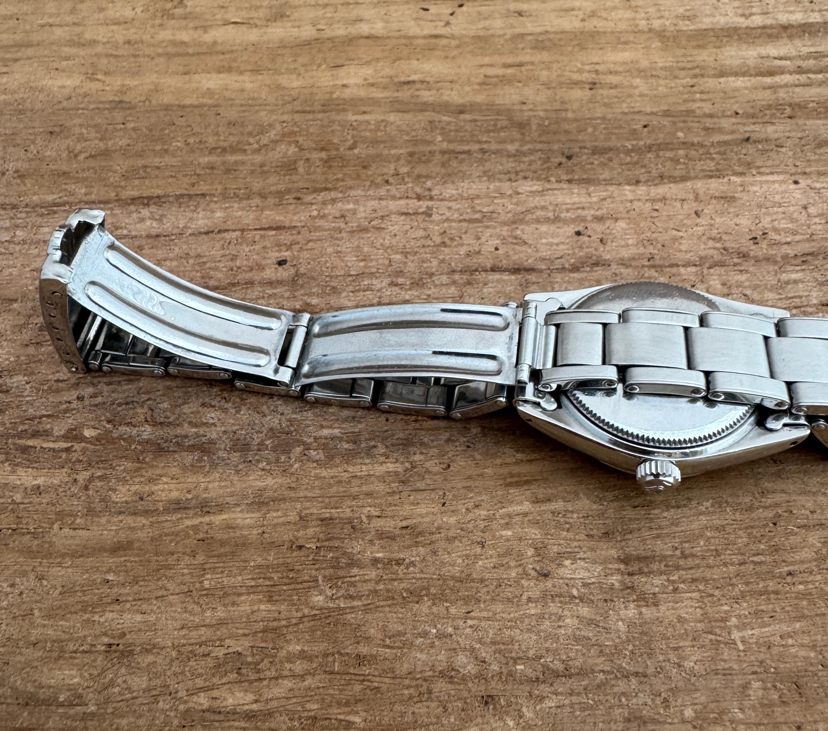 Rolex Oysterdate Precision Ref.6466 Rote 50er Jahre Uhr mit Datum 3