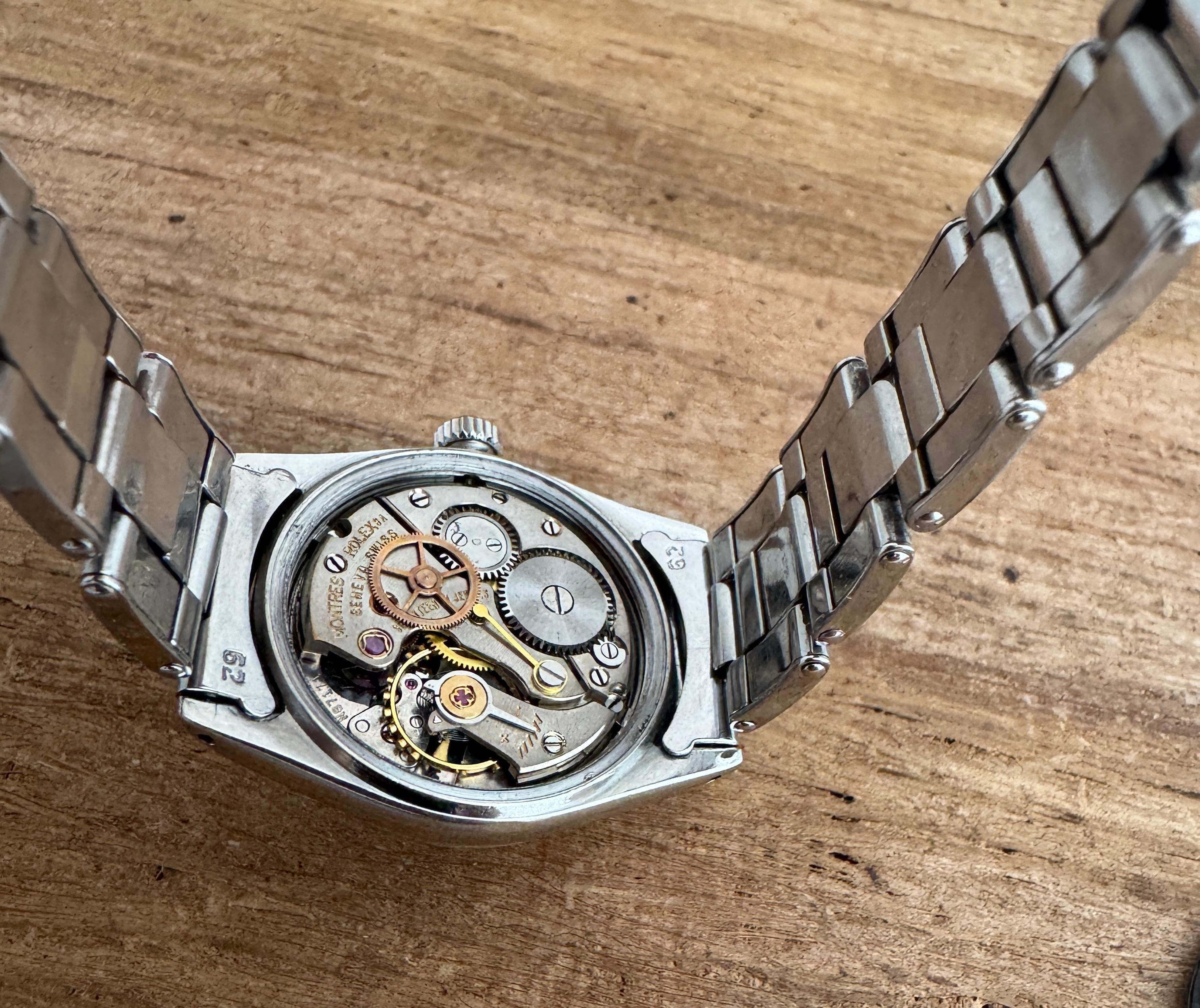 Rolex Oysterdate Precision Ref.6466 Rote 50er Jahre Uhr mit Datum 4