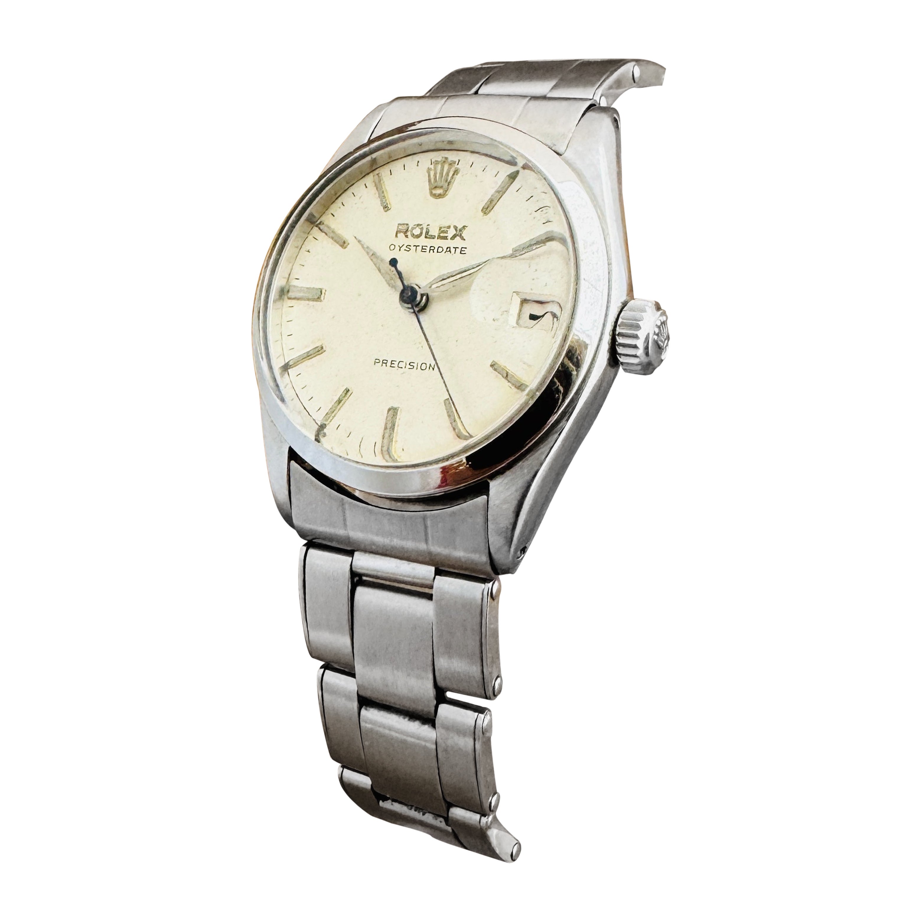 Rolex Oysterdate Precision Ref.6466 Red Date 50's Watch