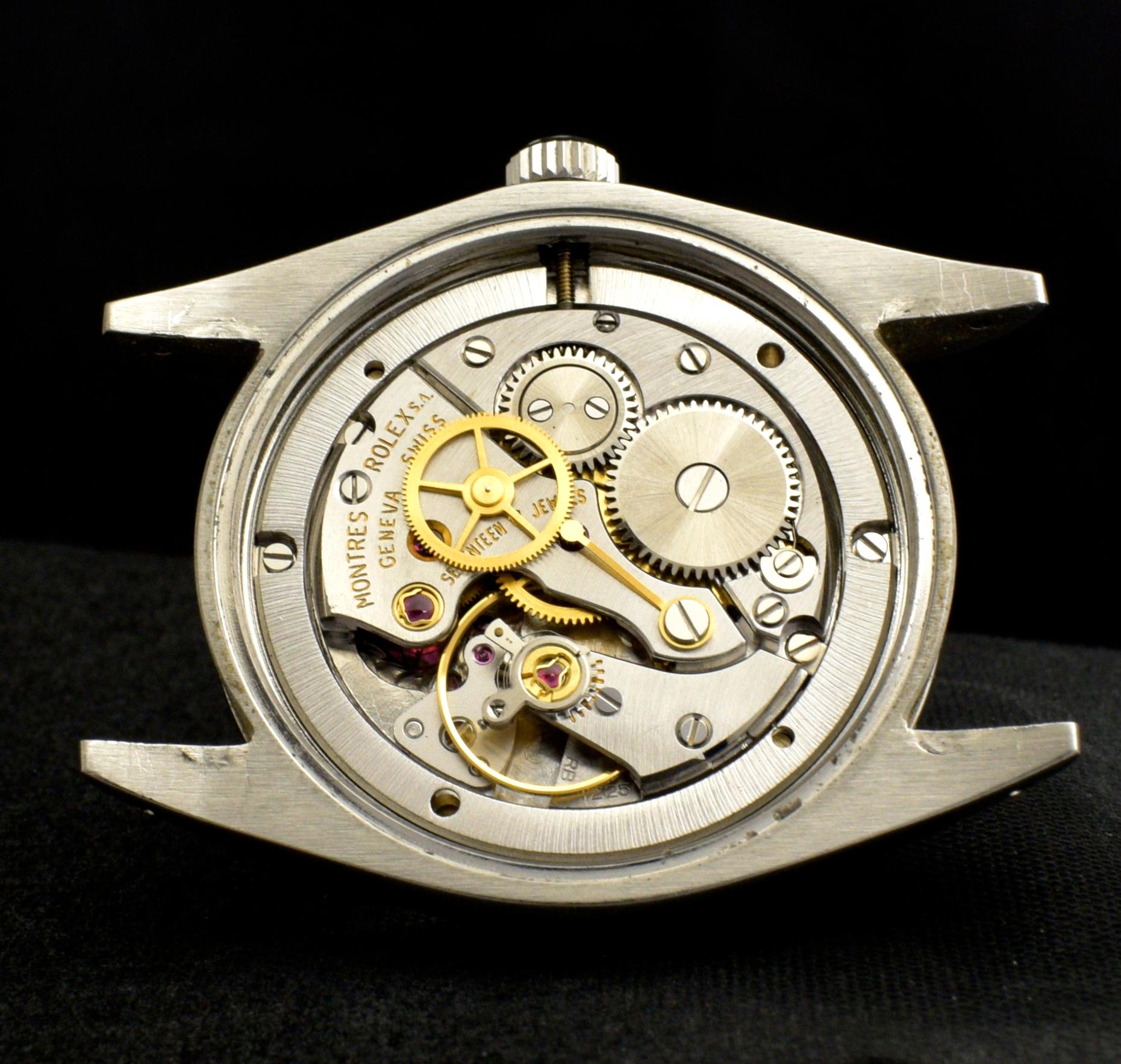 Rolex Oysterdate Precision Silber Zifferblatt Handaufzug 6694 Stahluhr, 1971 6