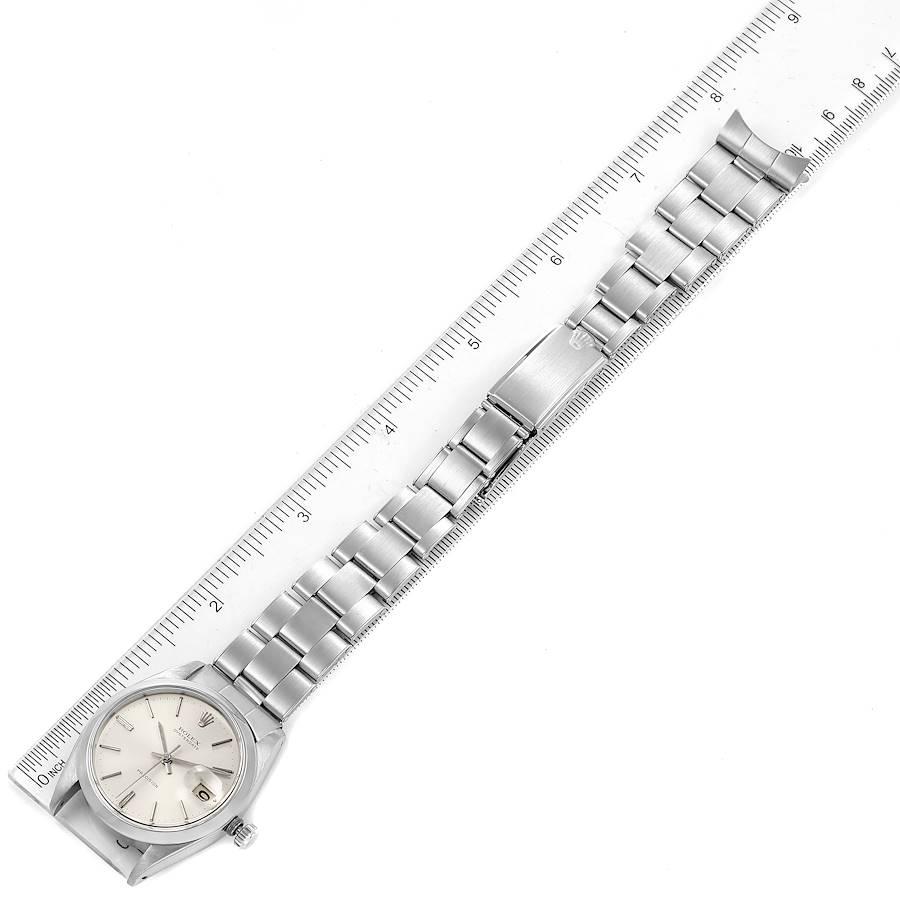 Rolex OysterDate Precision Silver Dial Steel Vintage Mens Watch 6694 6