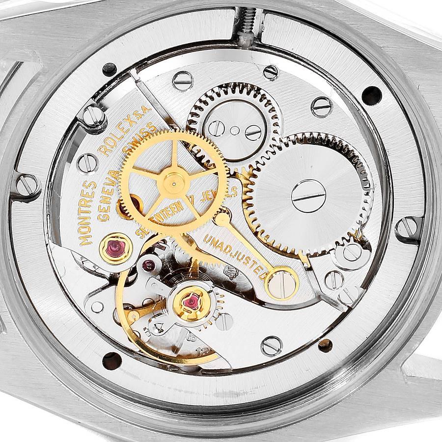 Rolex OysterDate Precision Silver Dial Steel Vintage Men's Watch 6694 5