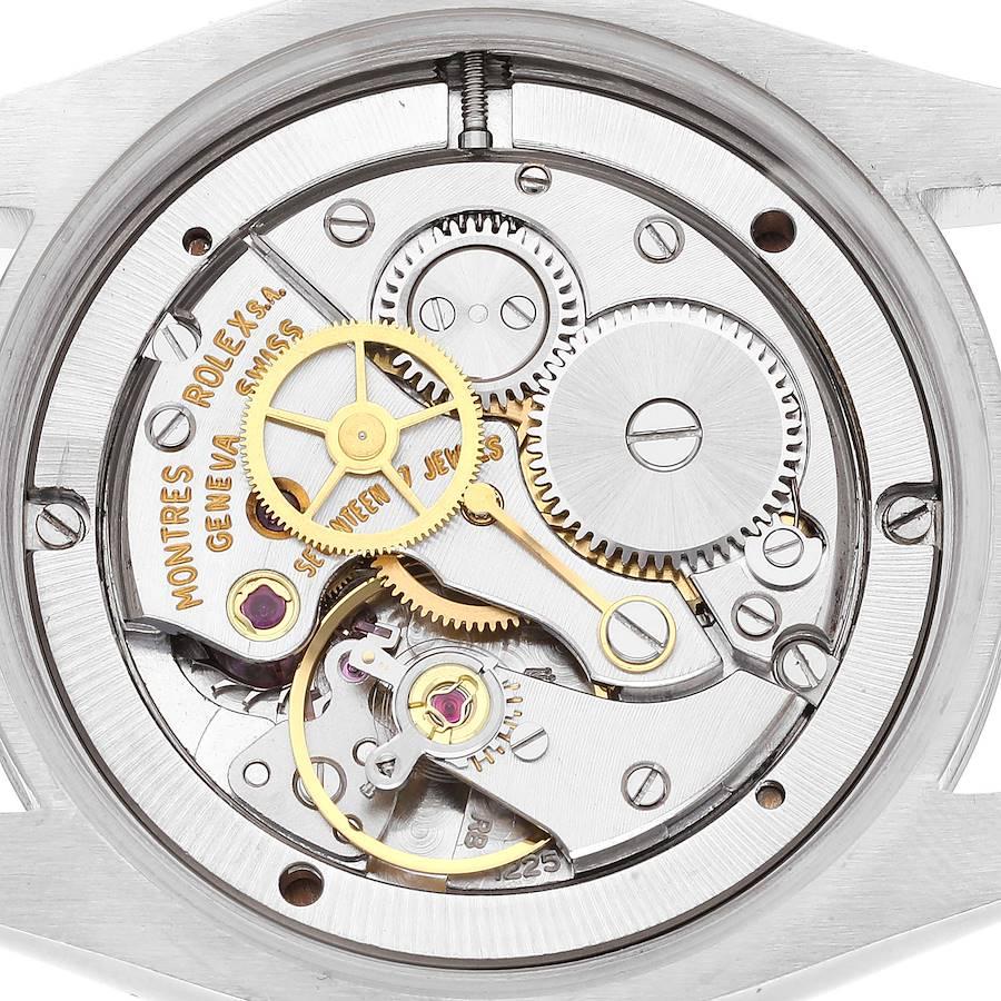 Rolex OysterDate Precision Silver Dial Steel Vintage Mens Watch 6694 4