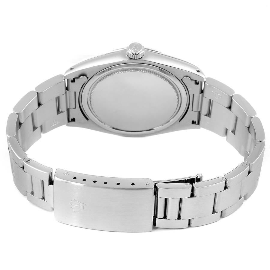 Rolex OysterDate Precision Silver Dial Steel Vintage Men's Watch 6694 6