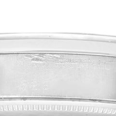 Rolex OysterDate Precision Silver Dial Vintage Steel Mens Watch 6694