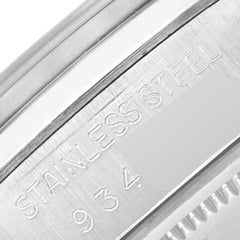 Rolex OysterDate Precision Silver Dial Vintage Steel Mens Watch 6694