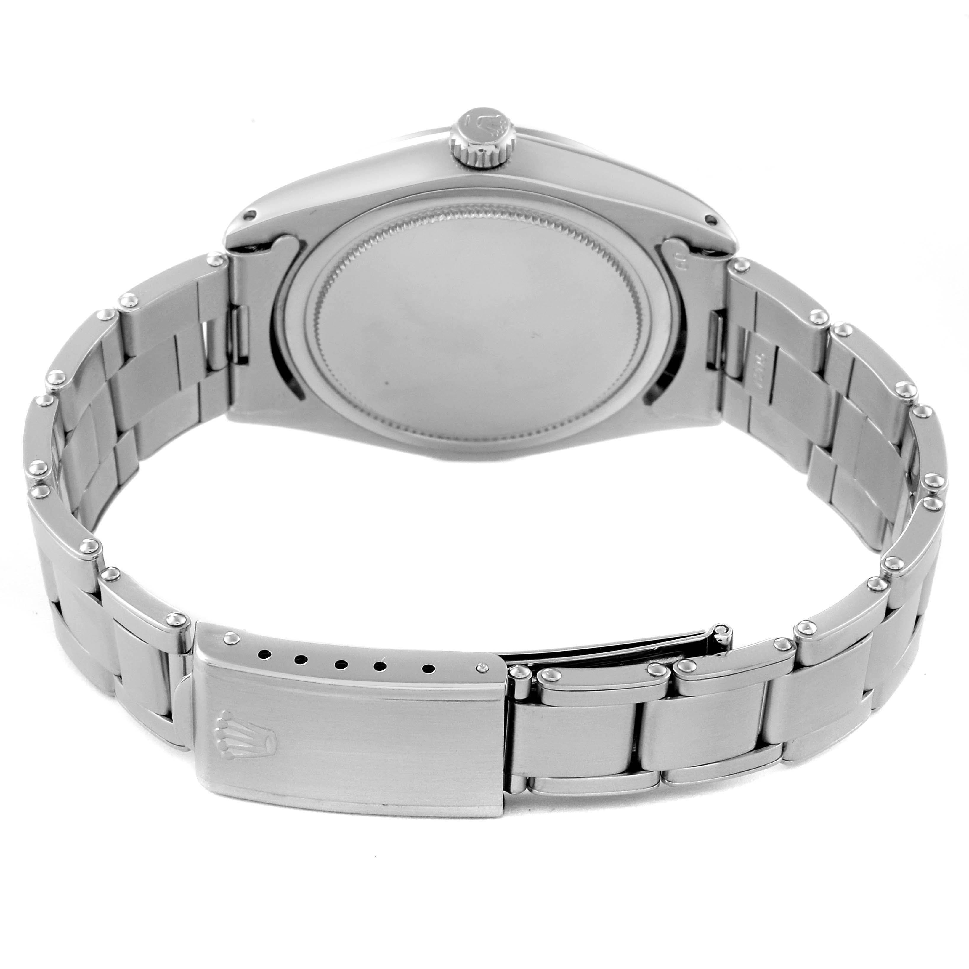 Rolex OysterDate Precision Silver Dial Vintage Steel Mens Watch 6694 5