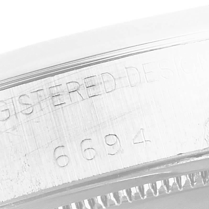 Rolex OysterDate Precision Steel Vintage Men's Watch 6694 For Sale 1