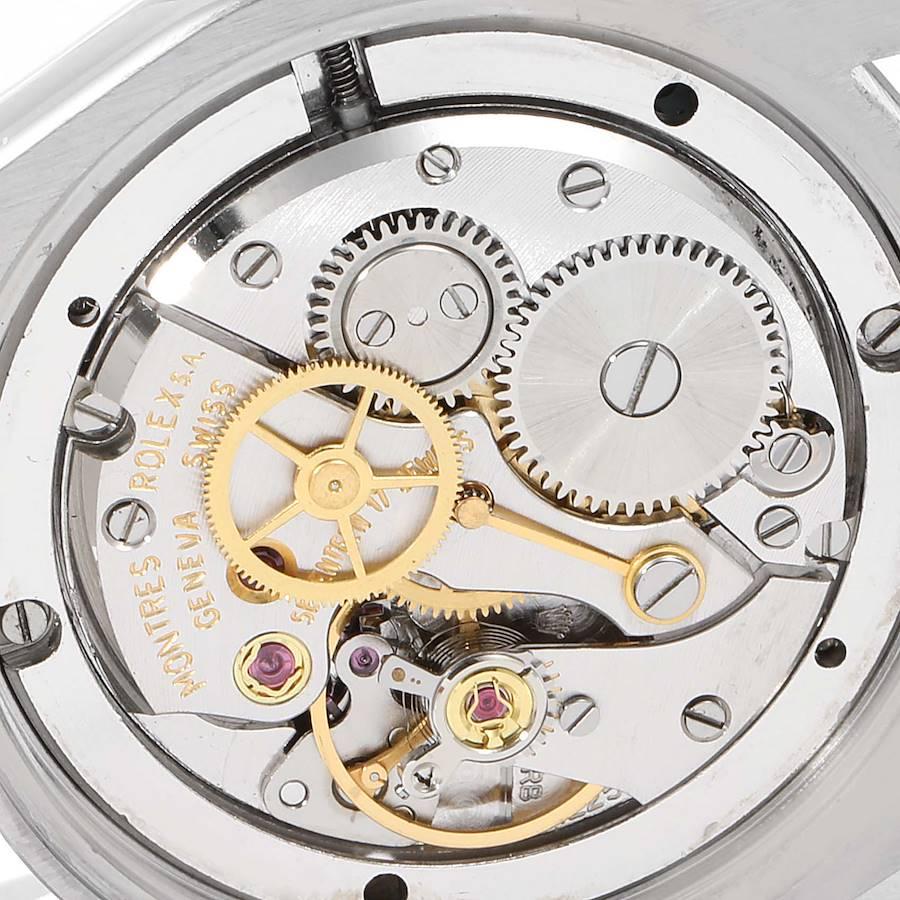 Rolex OysterDate Precision Steel Vintage Men's Watch 6694 For Sale 5