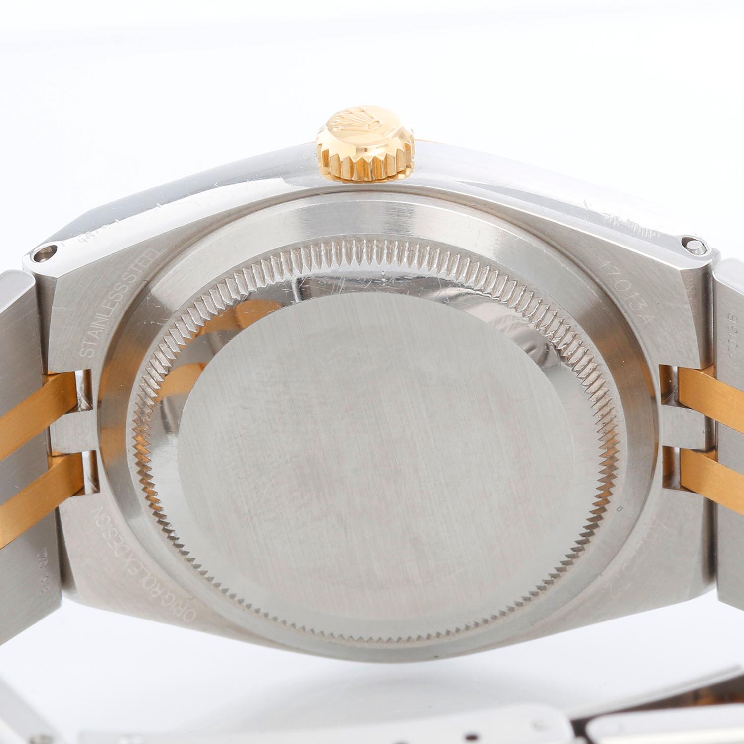Rolex Oysterquartz Datejust 2-Tone Men's Watch 17013 For Sale 2