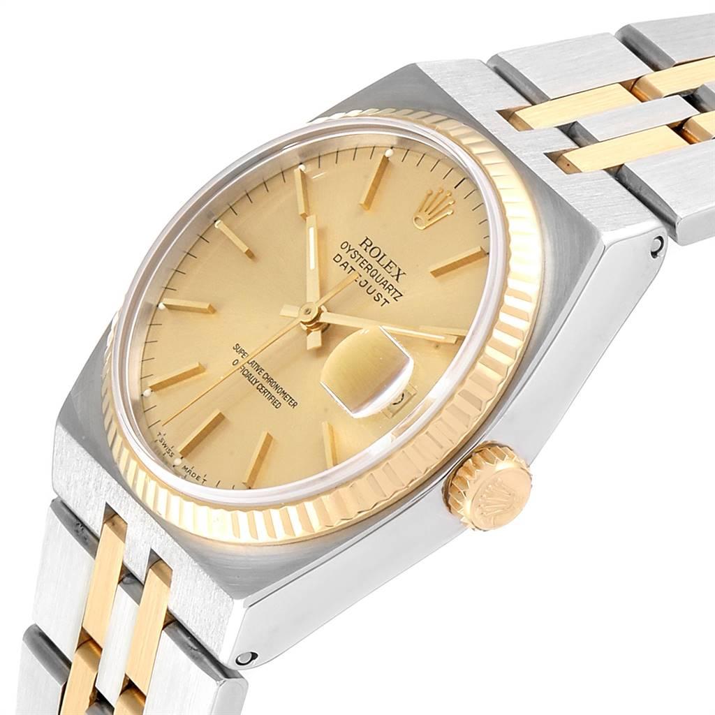 Rolex Oysterquartz Datejust Steel Yellow Gold Men’s Watch 17013 1