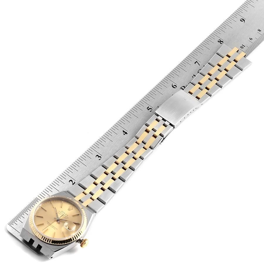 Rolex Oysterquartz Datejust Steel Yellow Gold Men's Watch 17013 5