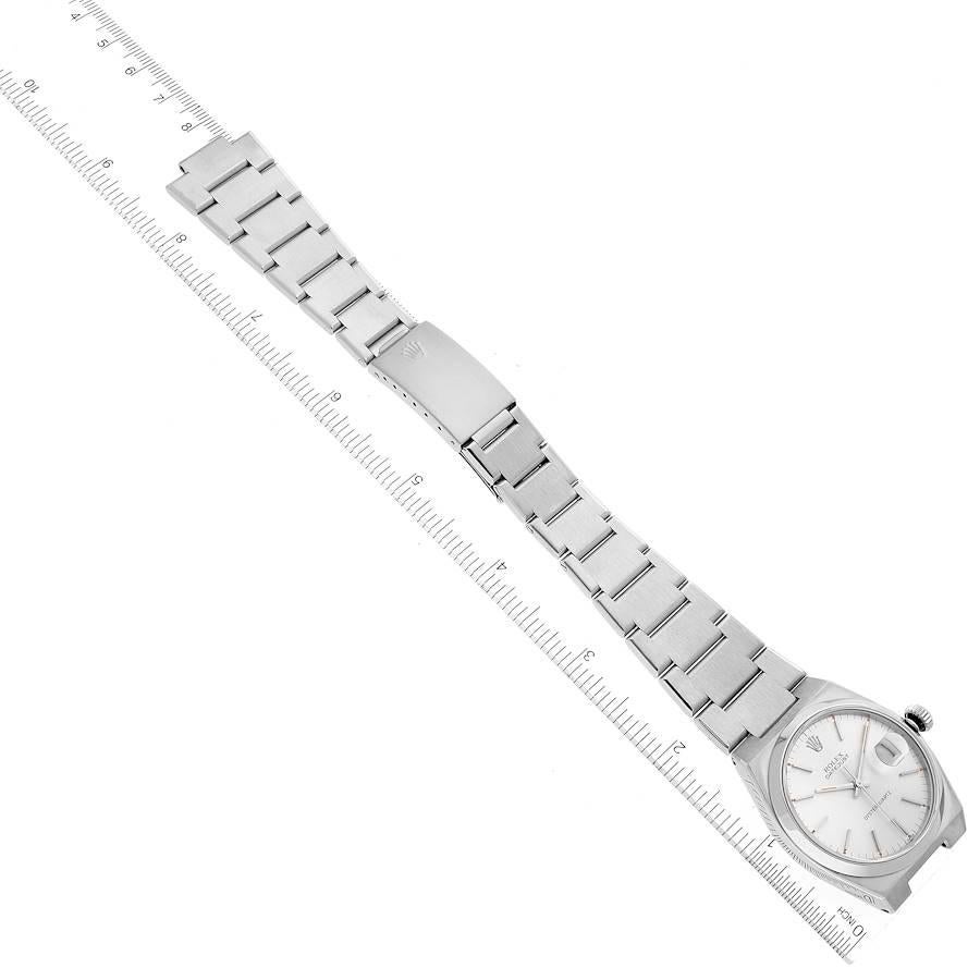 Rolex Oysterquartz Datejust Silver Dial Steel Mens Watch 17000 5