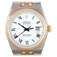 Rolex Oysterquartz Datejust Acier inoxydable et or jaune 18 carats 17013