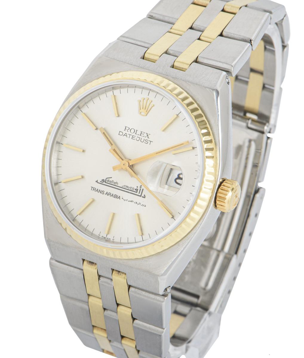 Rolex Oysterquartz Datejust Trans Arabia Dial 17013 In Excellent Condition In London, GB
