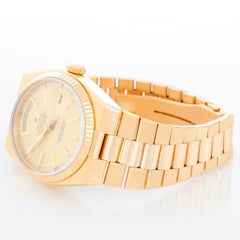 Rolex Oysterquartz Day-Date Herrenuhr 18K Gold Präsident 19018