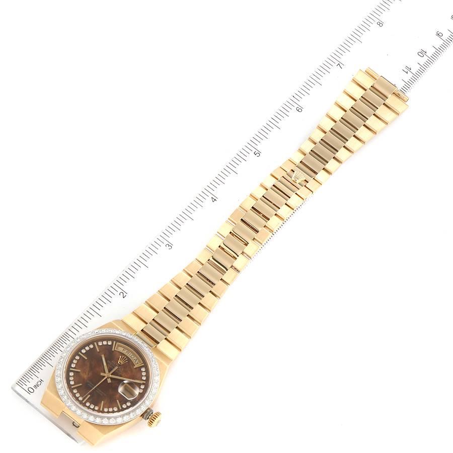 Rolex Oysterquartz President Day-Date Yellow Gold Diamond Watch 19048 2