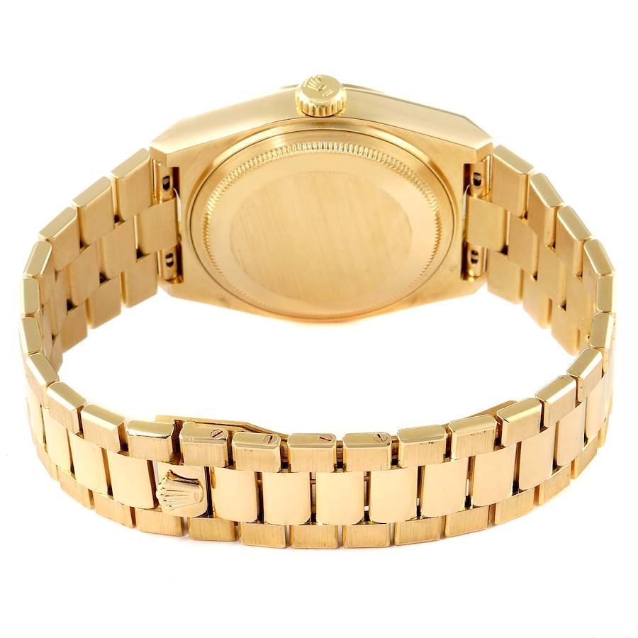 Rolex Oysterquartz President Day-Date Yellow Gold Mens Watch 19018 For ...
